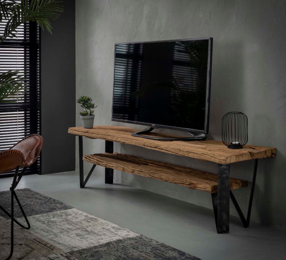 Luchtvaart Inpakken Mortal tv meubel van robuust hout kopen | meubeldeals.nl