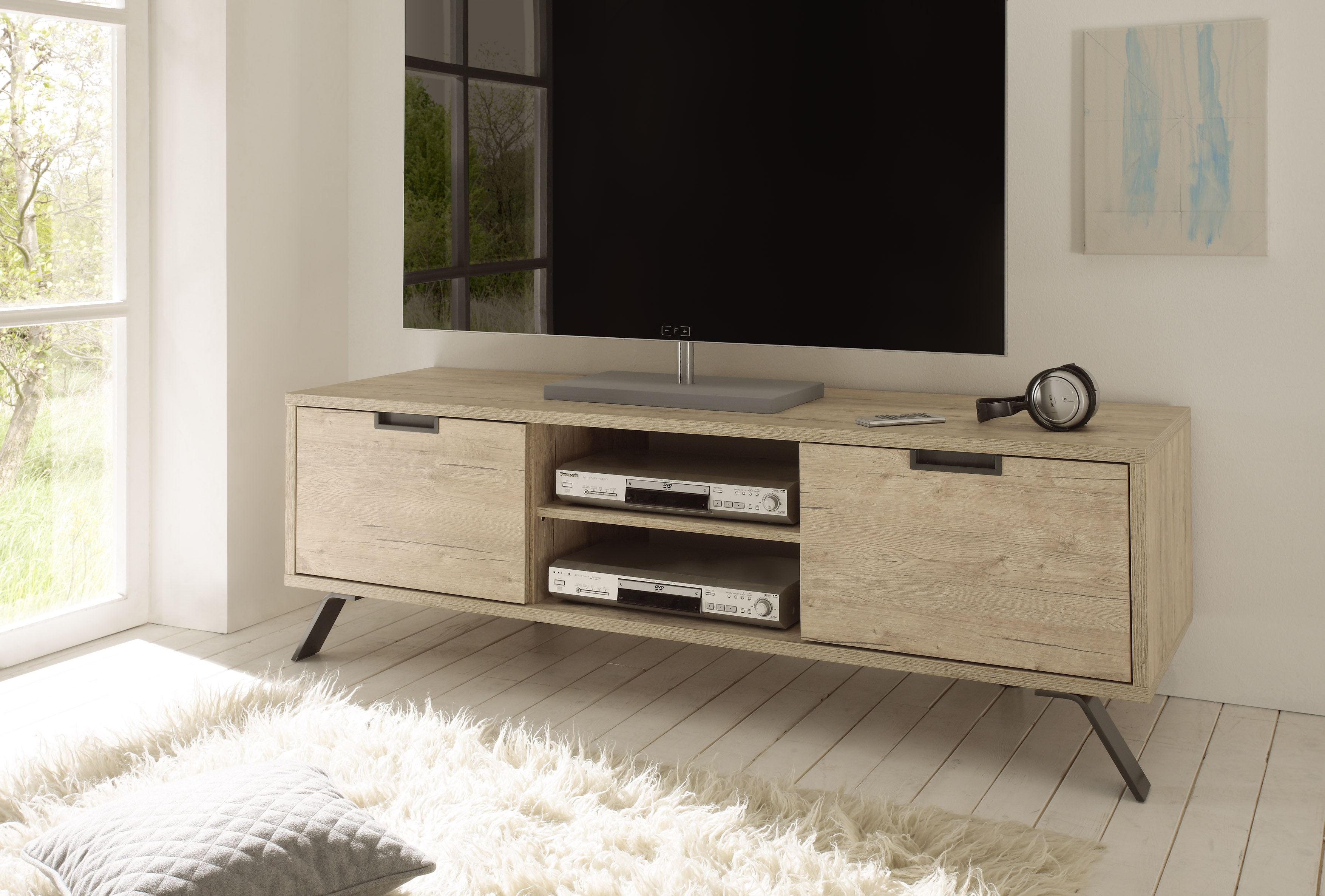 wimper Achteruit Blauwe plek eiken kleurige tv meubels kopen? | meubeldeals.nl