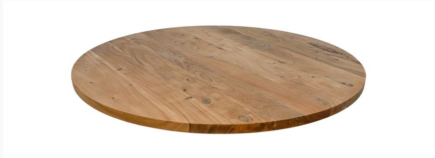 Remmen acre De layout acacia houten tafelblad 120 cm | meubeldeals.nl