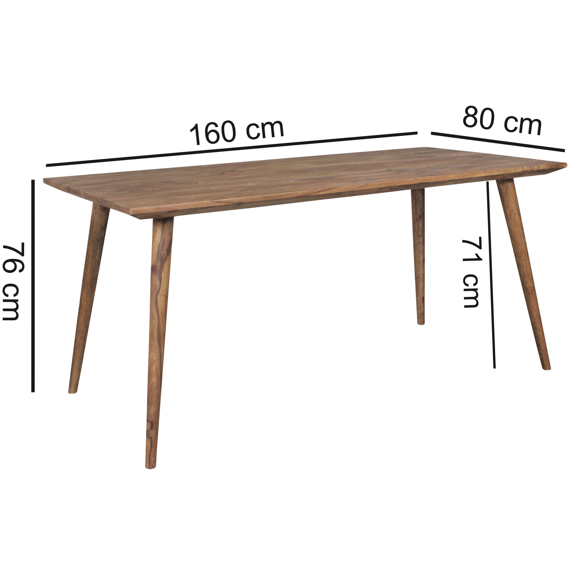 een massief houten tafel van sheesham hout kopen |