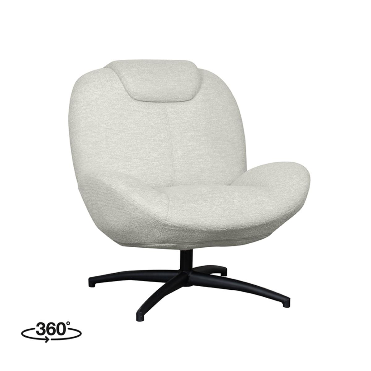  Fauteuil Clayton - Naturel - Stof afbeelding 1