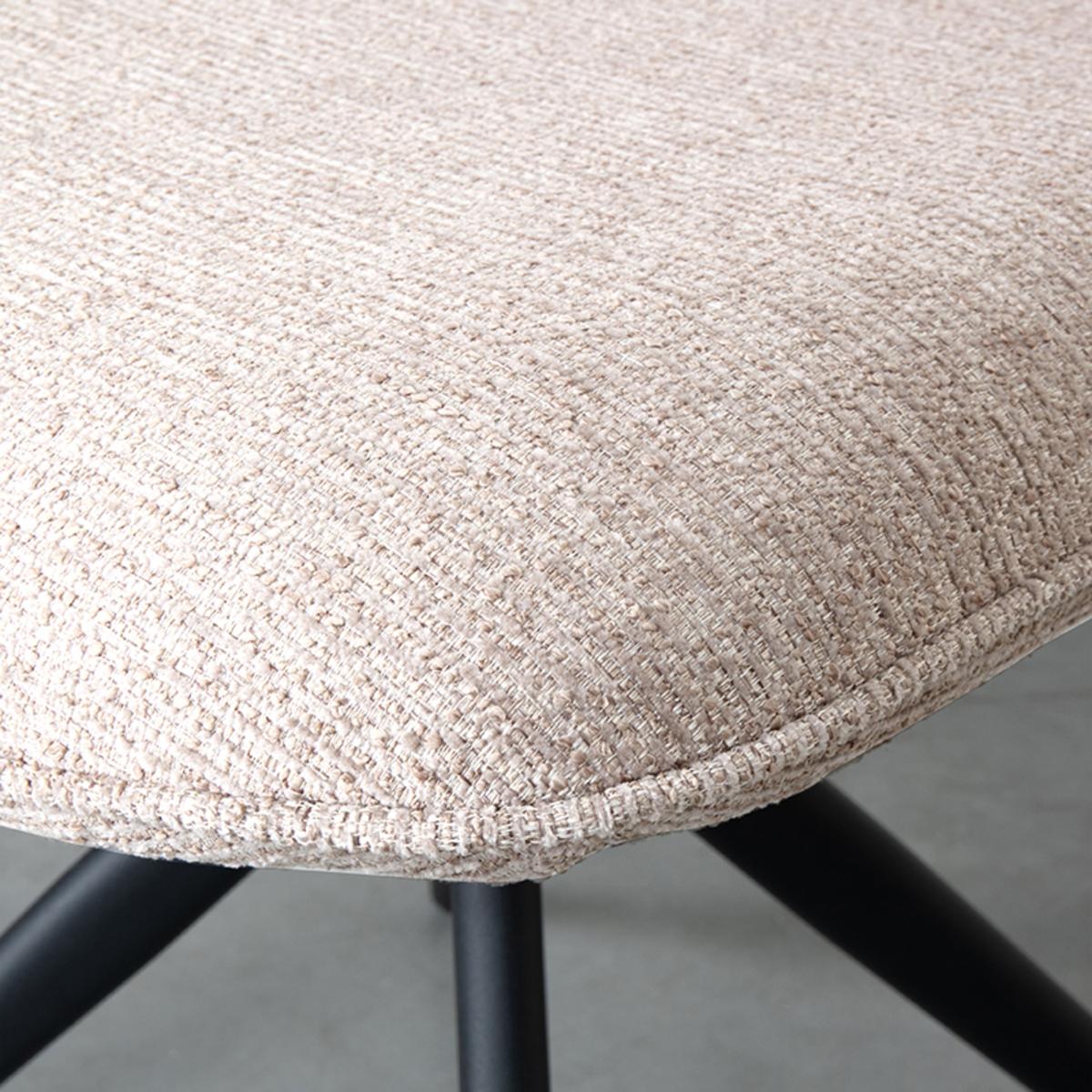  Eetkamerstoel Vidar - Naturel - Boucle afbeelding 6