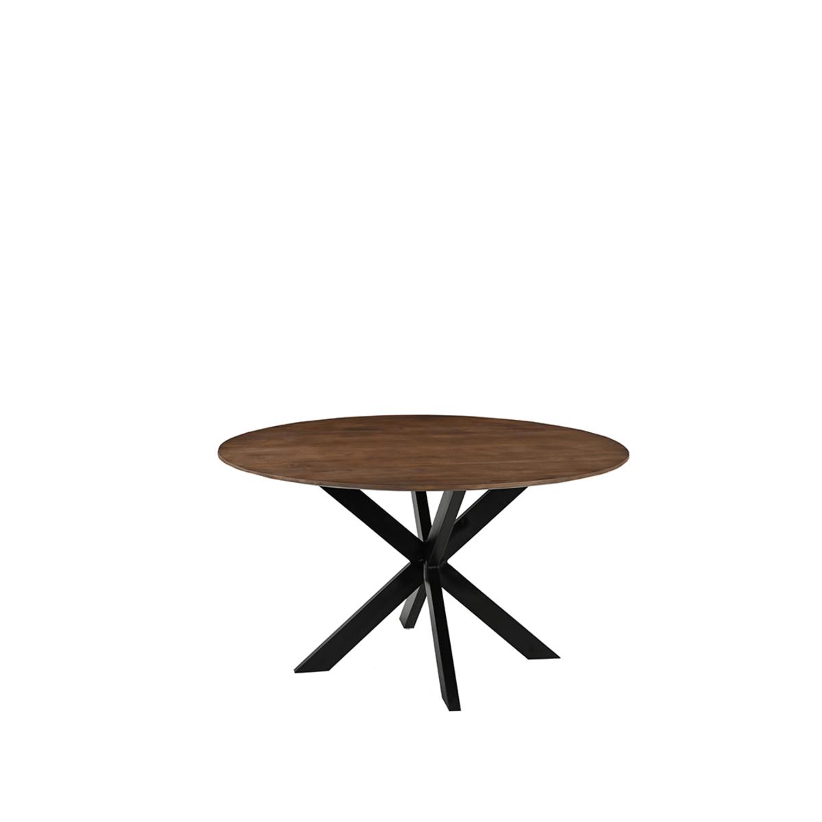  Eetkamertafel Otis - Nature - Mangohout - 130 cm - Rond afbeelding 2