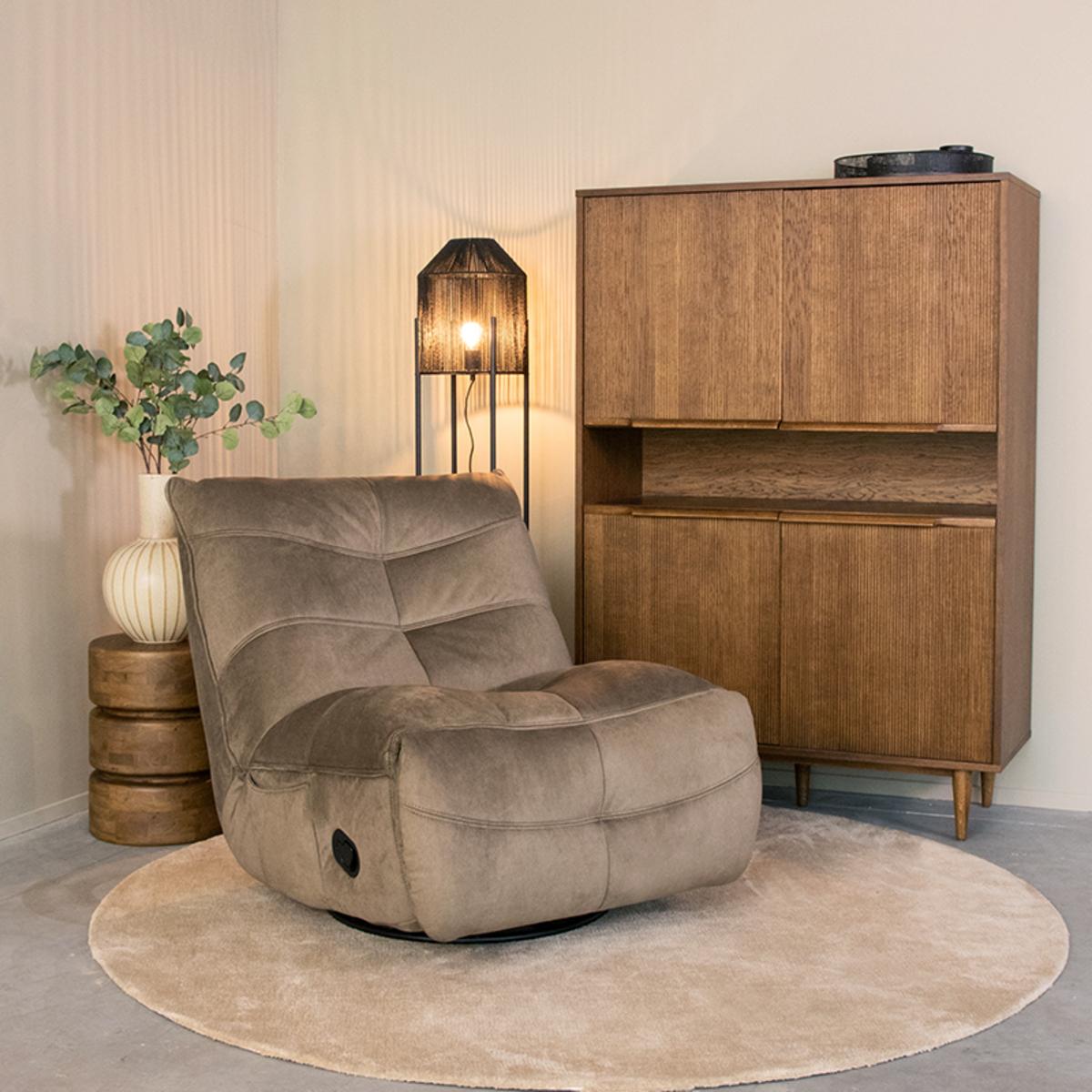  Fauteuil Take It Easy - Taupe - Cosmo - 360 afbeelding 1