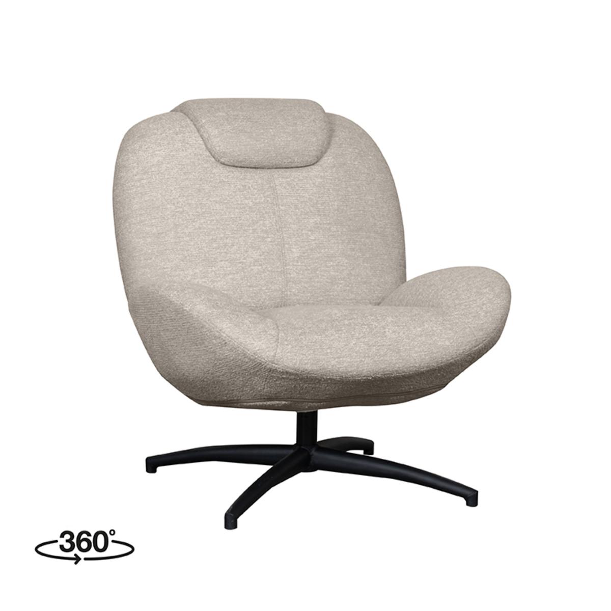  Fauteuil Clayton - Taupe - Stof afbeelding 1