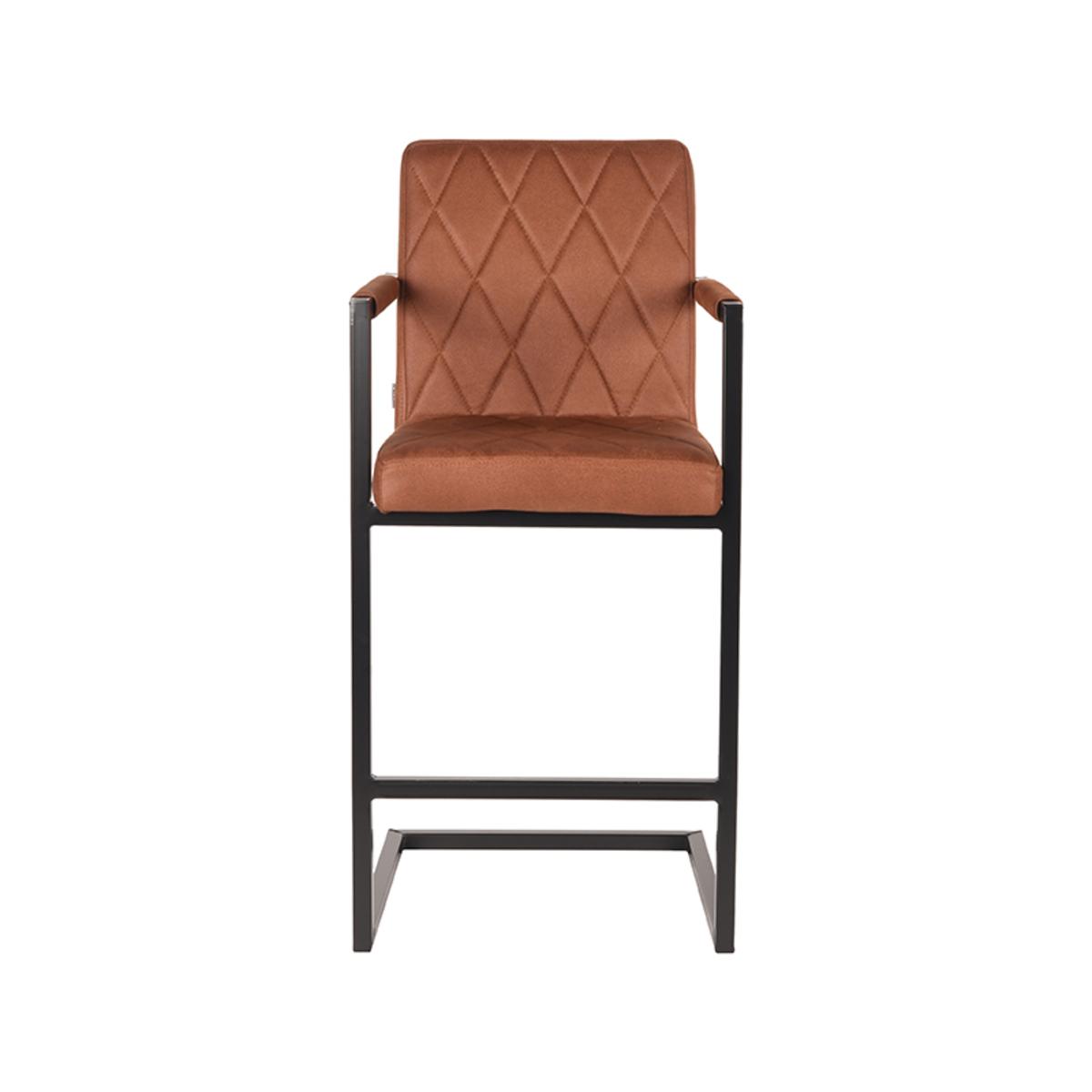  Barkruk Denmark - Cognac - Microfiber afbeelding 2