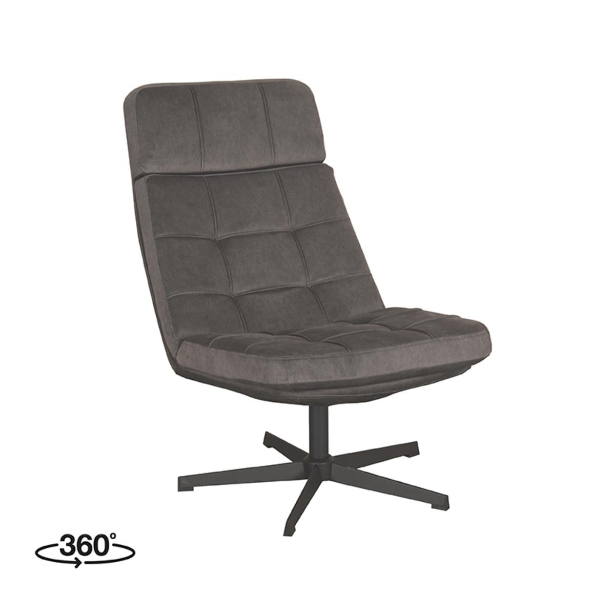  Fauteuil Alvar - Antraciet - Cosmo afbeelding 1