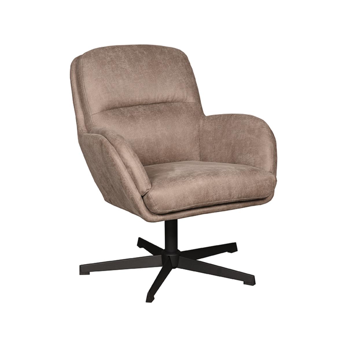  Fauteuil Moss - Taupe - Micro Suede afbeelding 2