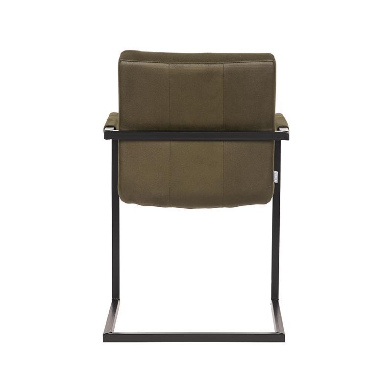  Eetkamerstoel Denmark - Army green - Microfiber afbeelding 4