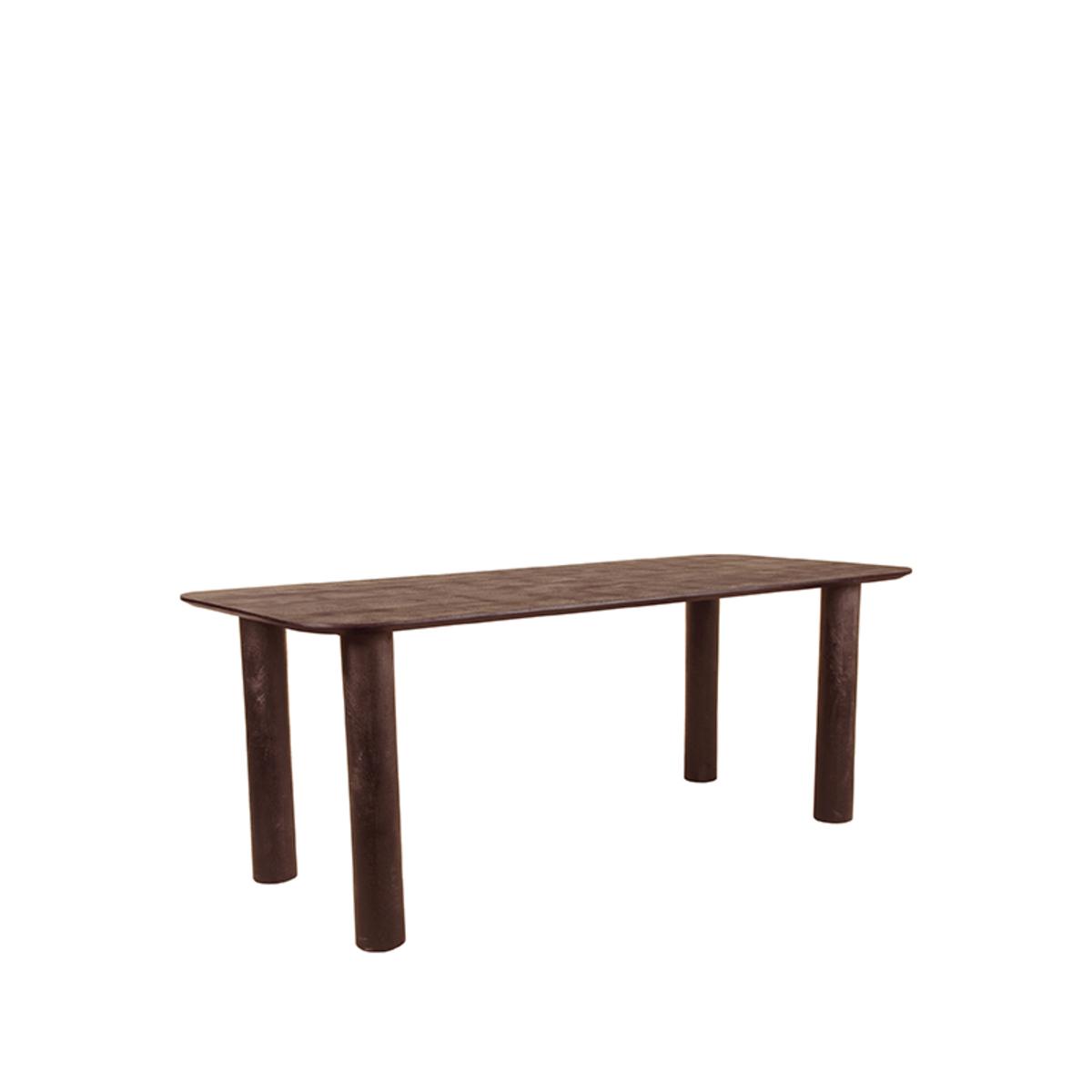  Eetkamertafel Lucy - Espresso - Mangohout - 200x90 cm afbeelding 1