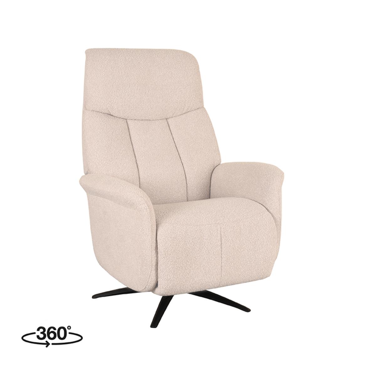  Fauteuil Oslo - Naturel - Boucle - Elektrische afbeelding 1