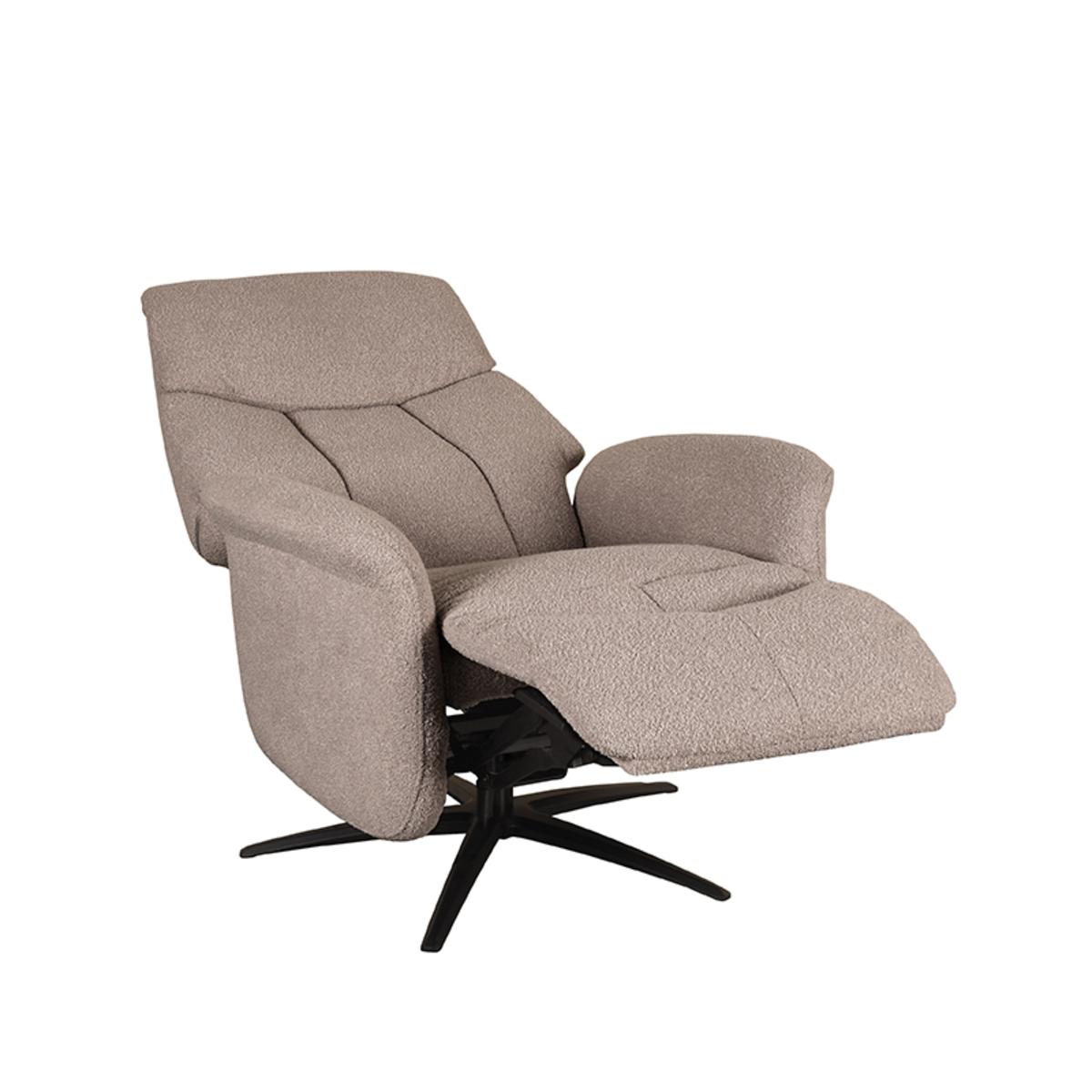  Fauteuil Oslo - Taupe - Micro Suede - Elektrische afbeelding 3