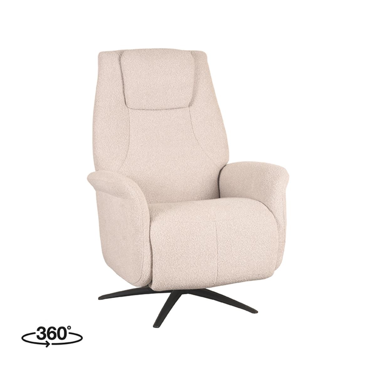  Fauteuil Stockholm - Naturel - Boucle - Elektrische afbeelding 1