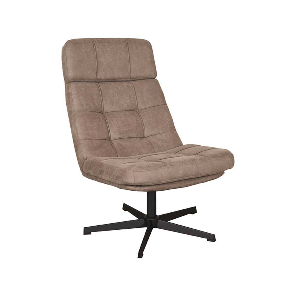  Fauteuil Alvar - Taupe - Micro Suede afbeelding 2