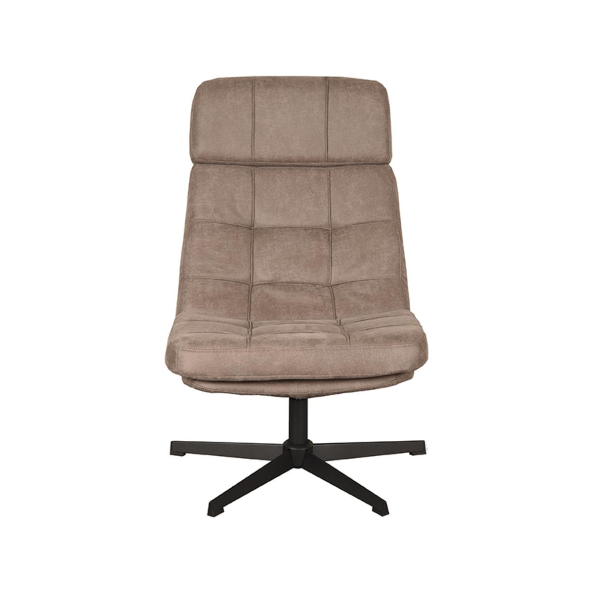  Fauteuil Alvar - Taupe - Micro Suede afbeelding 3