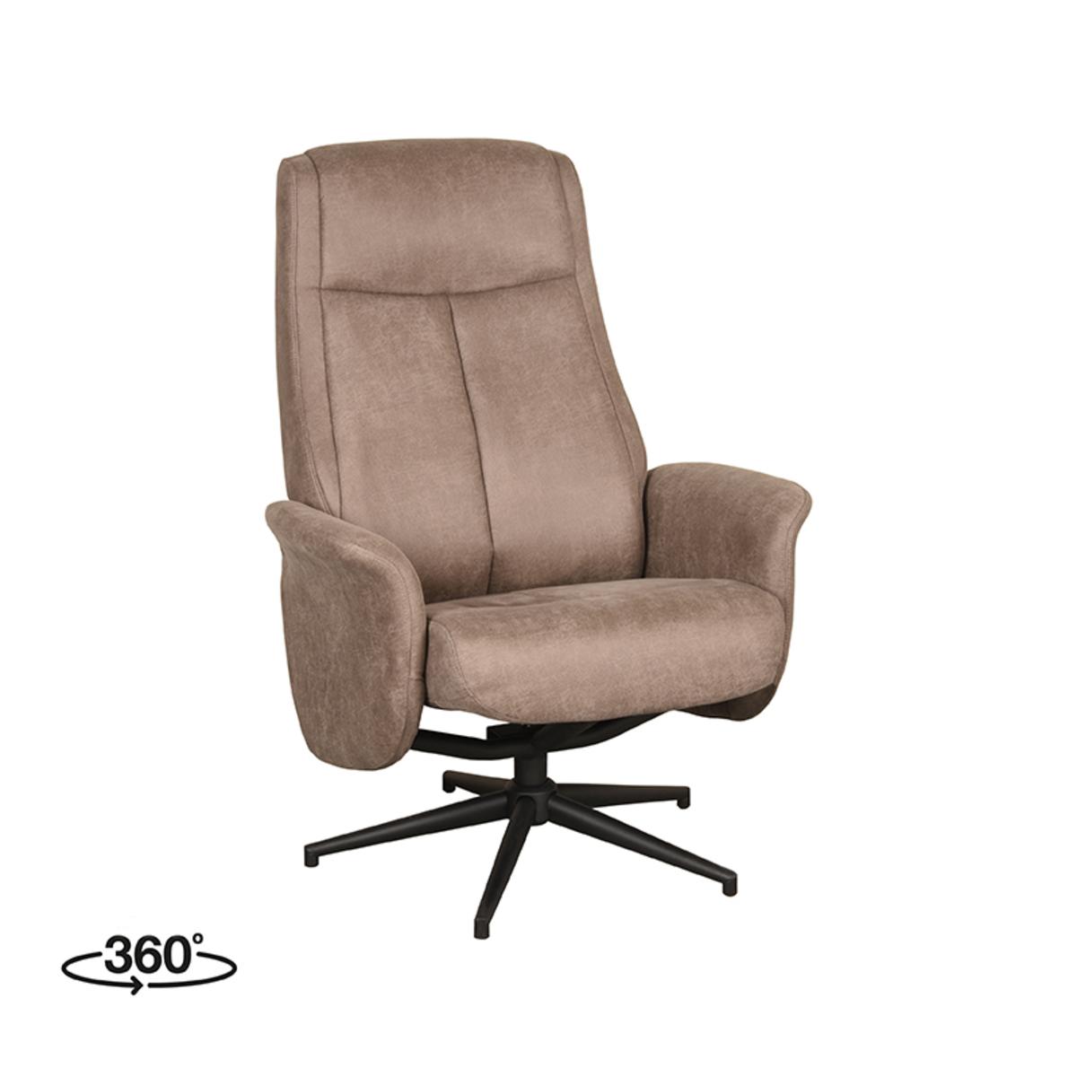  Fauteuil Bergen - Taupe - Micro Suede afbeelding 1