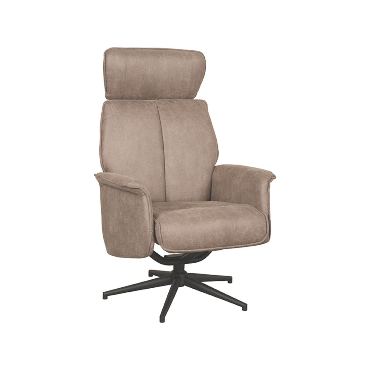  Fauteuil Verdal - Taupe - Micro Suede afbeelding 2