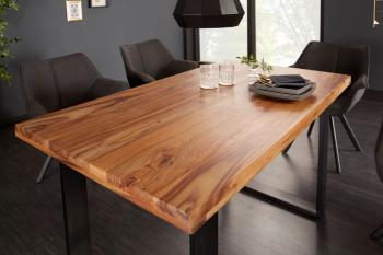 eettafel sheesham hout 140 cm